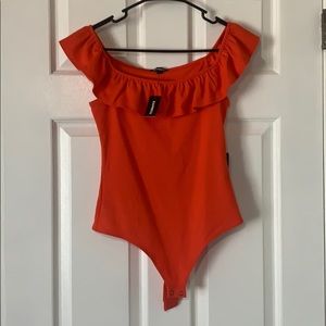 Express off the shoulder body suit